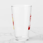 Liverpool FC Geïnspireerd op maat gemaakt bierglas Glas (Links)