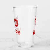 Liverpool FC Geïnspireerd op maat gemaakt bierglas Glas (Rechts)