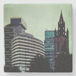 Liverpool gebouwen stenen onderzetter