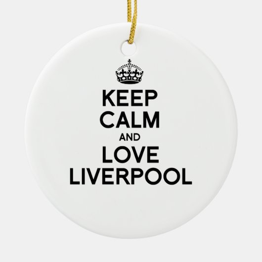 LIVERPOOL HOP CALM -.png Keramisch Ornament (Voorkant)