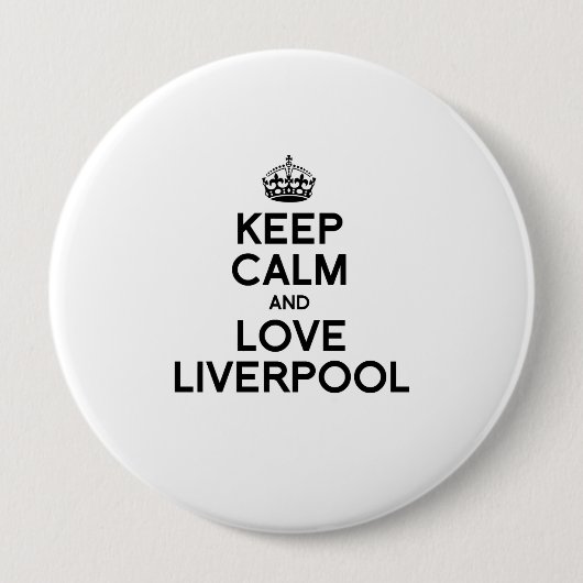 LIVERPOOL HOP CALM -.png Ronde Button 4,0 Cm (Voorkant)