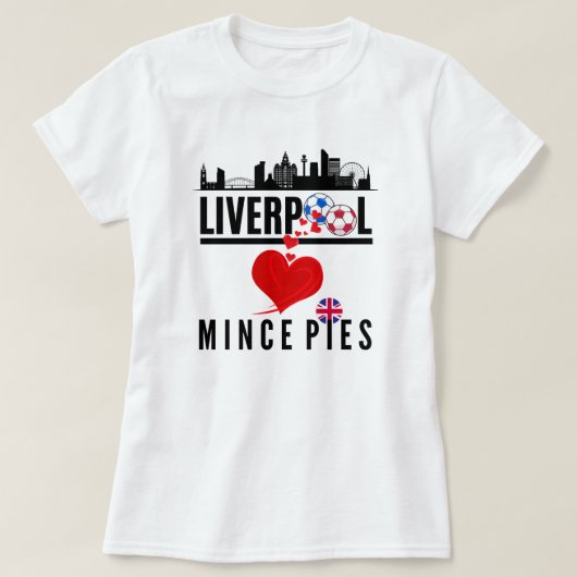 liverpool houdt van gehakt pasteierschap t-shirt (Design voorkant)
