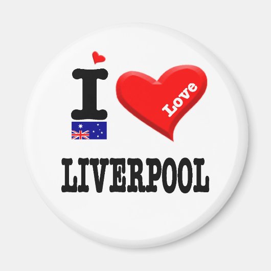 LIVERPOOL - I Love Magneet (Voorkant)
