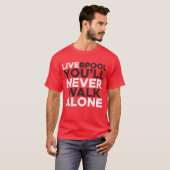 Liverpool Je Loop nooit alleen Red T-shirt (Voorkant volledig)