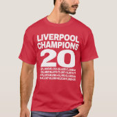 Liverpool kampioen. #3 t-shirt (Voorkant)