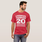 Liverpool kampioen. #3 t-shirt (Voorkant volledig)