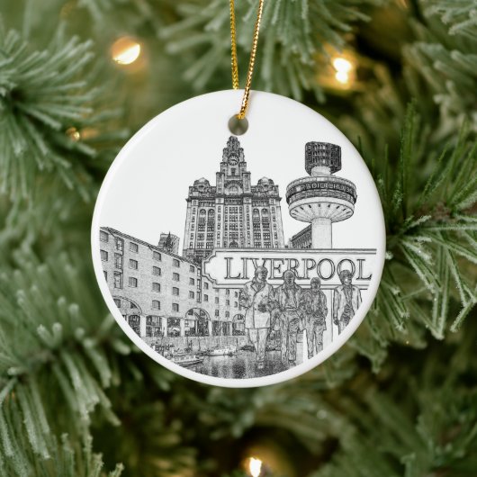 Liverpool kerstbal keramisch ornament (Boom)