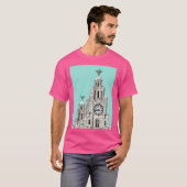 Liverpool Lever Building Travel Print T-shirt (Voorkant volledig)