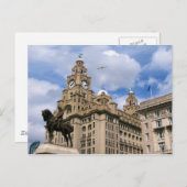 Liverpool - Liver Building Briefkaart (Voorkant / Achterkant)