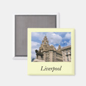 Liverpool - Liver Building Magneet (Voorkant / Achterkant)