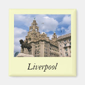Liverpool - Liver Building Magneet (Voorkant)