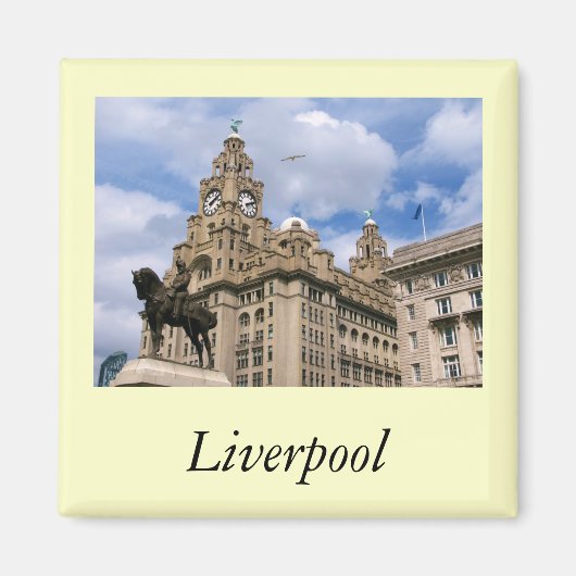 Liverpool - Liver Building Magneet (Voorkant)