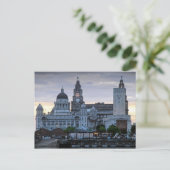 Liverpool Liverbuilding Briefkaart (Staand voorkant)