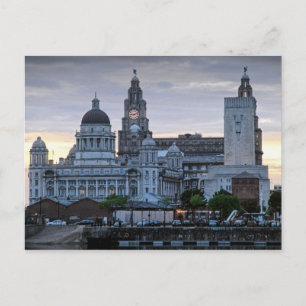 Liverpool Liverbuilding Briefkaart