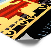 Liverpool Manchester Railway Vintage Poster (Hoek)