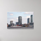 Liverpool Mersey Ferry Dock Canvas Afdruk (Voorkant)