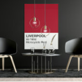 Liverpool Merseyside Red - Volledige breedte Perfect Poster