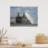 Liverpool-Poster voor leveringopbouw Poster (Keuken)