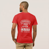 Liverpool Red Family Bella+Canvas Jersey Kort T-shirt (Achterkant volledig)