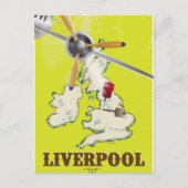 liverpool-reisposter briefkaart (Voorkant)