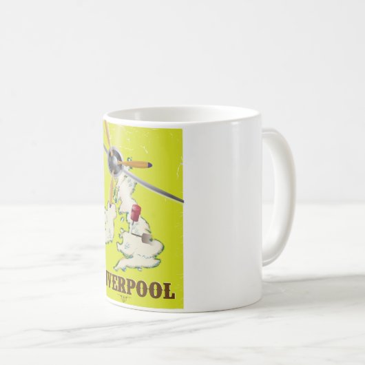 liverpool-reisposter koffiemok (Voorkant rechts)
