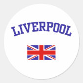 Liverpool Ronde Sticker (Voorkant)