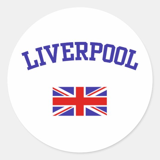 Liverpool Ronde Sticker (Voorkant)