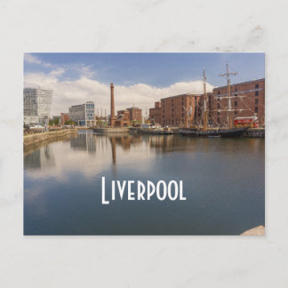 Liverpool Salthouse Dock Merseyside Travel Foto Briefkaart