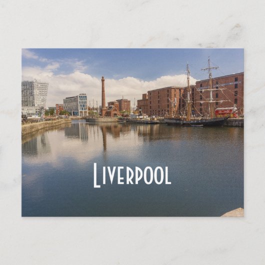 Liverpool Salthouse Dock Merseyside Travel Foto Briefkaart (Voorkant)
