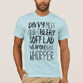 Liverpool Scouse beledigt dialect T-shirt (Voorkant)