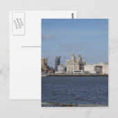 Liverpool Skyline Briefkaart (Voorkant / Achterkant)