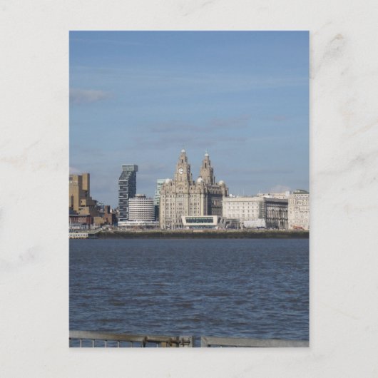 Liverpool Skyline Briefkaart (Voorkant)
