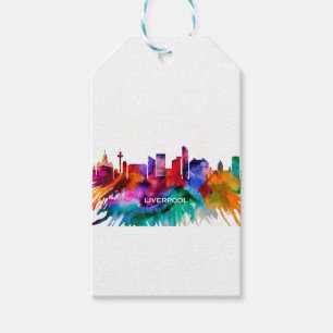 Liverpool Skyline Cadeaulabel