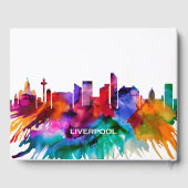 Liverpool Skyline Gastenboek (Achterkant)