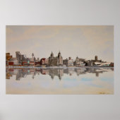 Liverpool Skyline Poster (Voorkant)