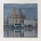 Liverpool Skyline Reflection Legpuzzel (Verticaal)