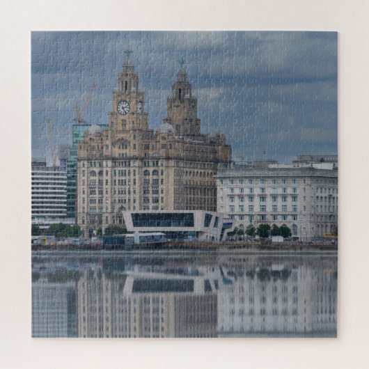 Liverpool Skyline Reflection Legpuzzel (Verticaal)