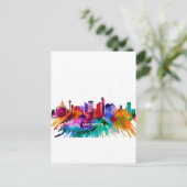 Liverpool Skyline Uitnodiging Briefkaart (Staand voorkant)
