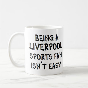 Liverpool sportfan, zijnde koffiemok