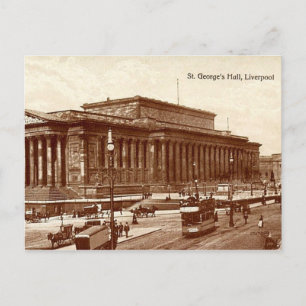Liverpool, St. George's Hall Briefkaart
