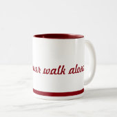 liverpool tweekleurige koffiemok (Voorkant rechts)