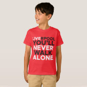 Liverpool U zult Kind Loop nooits alleen T-shirt (Voorkant volledig)