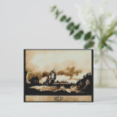 Liverpool uit Perch Rock, 1797 Briefkaart (Staand voorkant)