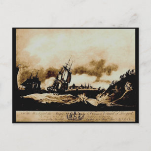 Liverpool uit Perch Rock, 1797 Briefkaart