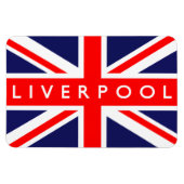 Liverpool UK Flag Magneet (Horizontaal)