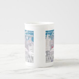 Liverpool UK Skyline Bone China Mok