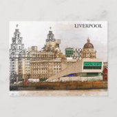 Liverpool United Kingdom City Uitzicht Briefkaart (Voorkant)