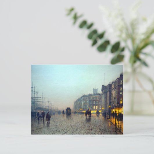Liverpool van  schilderij Wapping Briefkaart (Staand voorkant)