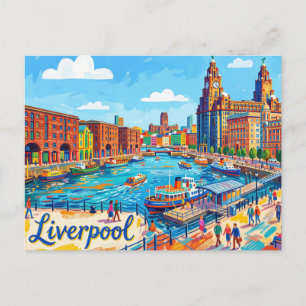 Liverpool Verenigd Koninkrijk Briefkaart