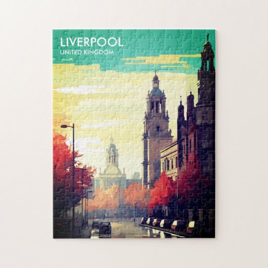 Liverpool Verenigd Koninkrijk Reizen Legpuzzel (Verticaal)